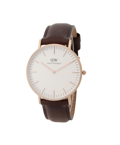 bpr BEAMS（ビーピーアール ビームス ）の「DANIEL WELLINGTON / Classic レザーベルト / ローズゴールド 36mm（アナログ腕時計・レディース・ブラック/ブラウン/ダークブラウン/ブラウン系その他/ブラック系その他・ONE SIZE）」の8枚目の写真