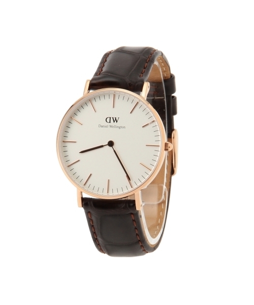 bpr BEAMS（ビーピーアール ビームス ）の「DANIEL WELLINGTON / Classic レザーベルト / ローズゴールド 36mm（アナログ腕時計・レディース・ブラック/ブラウン/ダークブラウン/ブラウン系その他/ブラック系その他・ONE SIZE）」の10枚目の写真