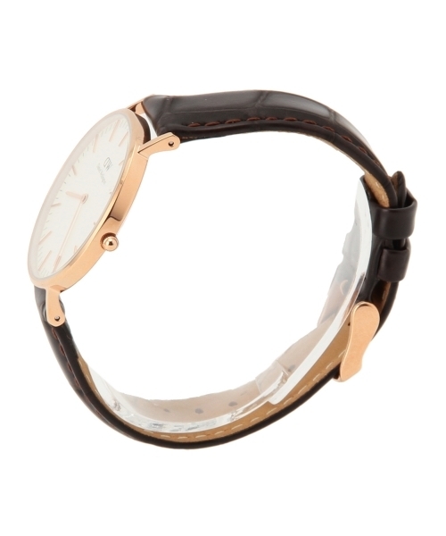 bpr BEAMS（ビーピーアール ビームス ）の「DANIEL WELLINGTON / Classic レザーベルト / ローズゴールド 36mm（アナログ腕時計・レディース・ブラック/ブラウン/ダークブラウン/ブラウン系その他/ブラック系その他・ONE SIZE）」の20枚目の写真