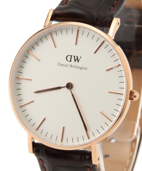 bpr BEAMS（ビーピーアール ビームス ）の「DANIEL WELLINGTON / Classic レザーベルト / ローズゴールド 36mm（アナログ腕時計・レディース・ブラック/ブラウン/ダークブラウン/ブラウン系その他/ブラック系その他・ONE SIZE）」の22枚目の写真