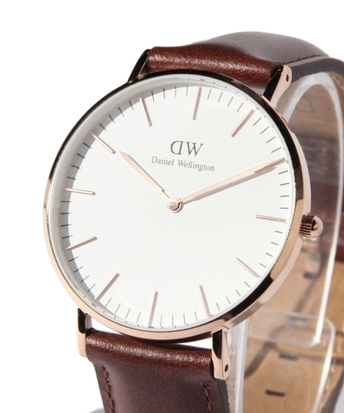bpr BEAMS（ビーピーアール ビームス ）の「DANIEL WELLINGTON / Classic レザーベルト / ローズゴールド 36mm（アナログ腕時計・レディース・ブラック/ブラウン/ダークブラウン/ブラウン系その他/ブラック系その他・ONE SIZE）」の18枚目の写真