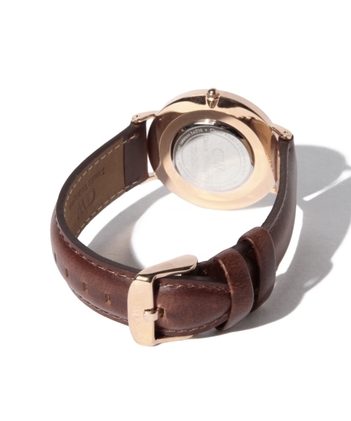 bpr BEAMS（ビーピーアール ビームス ）の「DANIEL WELLINGTON / Classic レザーベルト / ローズゴールド 36mm（アナログ腕時計・レディース・ブラック/ブラウン/ダークブラウン/ブラウン系その他/ブラック系その他・ONE SIZE）」の12枚目の写真