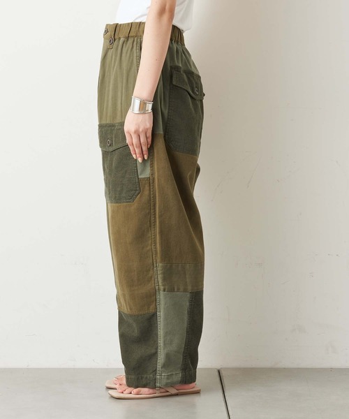 etsinta（エシンタ）の「【etsinta/エシンタ】コーディロイ切替ミリタリーパンツ（カーゴパンツ・レディース・ブラック/カーキ・ONE SIZE）」の20枚目の写真