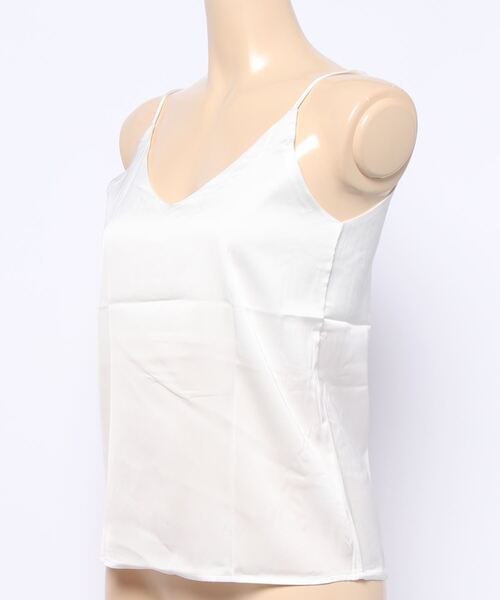 Anuenue(アヌエヌエ)の「とろみ素材キャミソール(キャミソール・レディース・ホワイト/ブラック/ピンク/ミント・2L/S/M/L)」の12枚目の写真