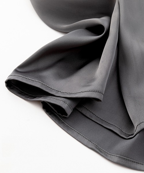 Anuenue(アヌエヌエ)の「とろみ素材キャミソール(キャミソール・レディース・ホワイト/ブラック/ピンク/ミント・2L/S/M/L)」の13枚目の写真