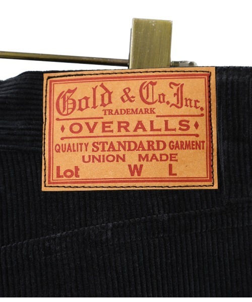 GOLD（ゴールド）の「GOLD / ゴールド：9W CORDUROY 5POCKET WIDE PANTS：21B-GL42225[MUS]（その他パンツ・メンズ・ブラック/ネイビー/ベージュ・SMALL/MEDIUM/LARGE/L）」の10枚目の写真