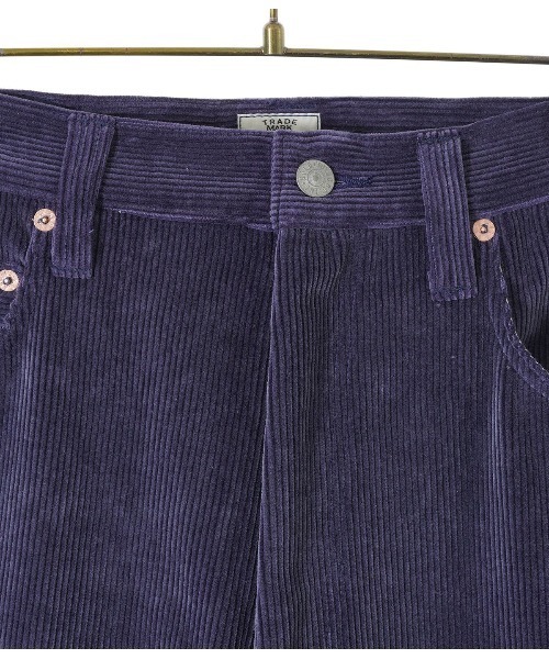 GOLD（ゴールド）の「GOLD / ゴールド：9W CORDUROY 5POCKET WIDE PANTS：21B-GL42225[MUS]（その他パンツ・メンズ・ブラック/ネイビー/ベージュ・SMALL/MEDIUM/LARGE/L）」の15枚目の写真