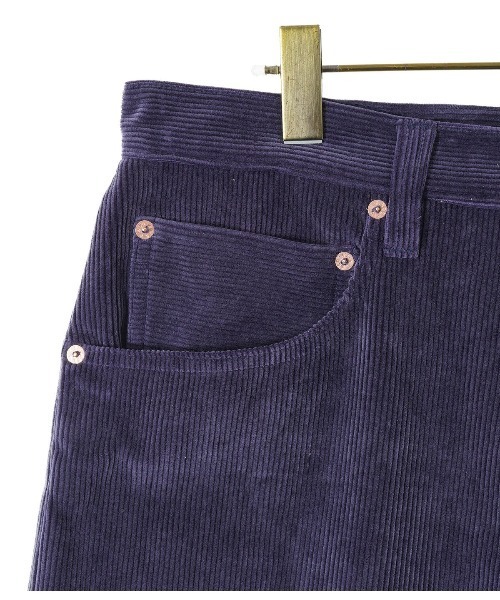 GOLD（ゴールド）の「GOLD / ゴールド：9W CORDUROY 5POCKET WIDE PANTS：21B-GL42225[MUS]（その他パンツ・メンズ・ブラック/ネイビー/ベージュ・SMALL/MEDIUM/LARGE/L）」の16枚目の写真