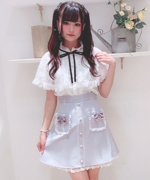 Secret Honey（シークレットハニー）の「フリルポケット配色台形