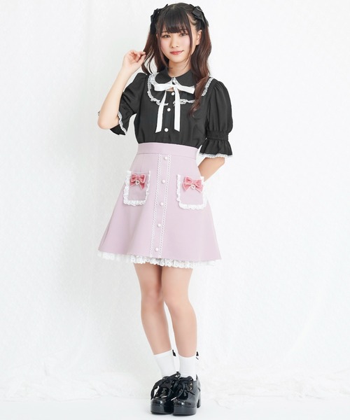 Secret Honey（シークレットハニー）の「フリルポケット配色台形