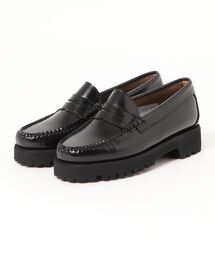 G.H.BASS | G.H.BASS/BA41810/BLACK/RUGSOLE LOAFER/厚底ローファー(ローファー)