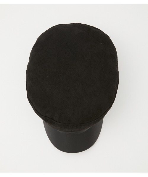 AZUL by moussy（アズールバイマウジー）の「ECO SUEDE MARINE CASQUETTE/エコスエードマリンキャスケット（キャスケット・レディース・ブラック/ベージュ/ダークグレー・FREE）」の13枚目の写真