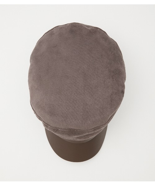 AZUL by moussy（アズールバイマウジー）の「ECO SUEDE MARINE CASQUETTE/エコスエードマリンキャスケット（キャスケット・レディース・ブラック/ベージュ/ダークグレー・FREE）」の19枚目の写真