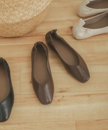 SENSE OF PLACE by URBAN RESEARCH | スクエアトウセンターシームフラットシューズ(パンプス)