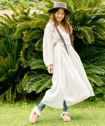 チャイハネ | 【チャイハネ】ジプラー刺繍カシュクールワンピース(ワンピース)