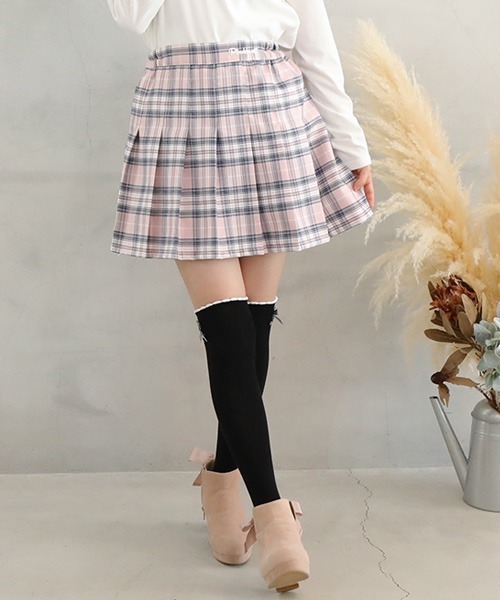 PINKHUNT（ピンクハント）の「PINKHUNT プリーツスカート 5976K（スカート・キッズ・ブラック/ネイビー/マスタード/グリーン/グレー/ピンク/ブルー/ダークネイビー/グレー系その他/ピンク系その他/ベージュ/パープル・120cm/130cm/140cm/160cm/150cm）」の12枚目の写真