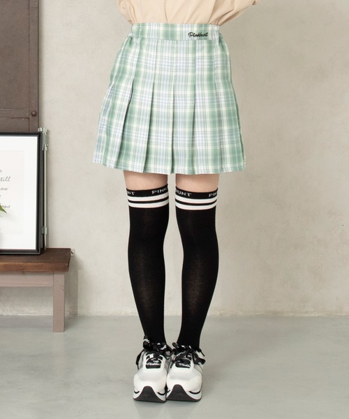 PINKHUNT（ピンクハント）の「PINKHUNT プリーツスカート 5976K（スカート・キッズ・ブラック/ネイビー/マスタード/グリーン/グレー/ピンク/ブルー/ダークネイビー/グレー系その他/ピンク系その他/ベージュ/パープル・120cm/130cm/140cm/160cm/150cm）」の5枚目の写真