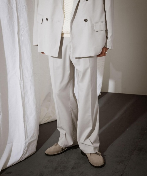 URBAN RESEARCH（アーバンリサーチ）の「URBAN RESEARCH iD　T/R TWO TUCK SLACKS（その他パンツ・メンズ・ブルー系その他/グリーン系その他/ホワイト系その他・LARGE/MEDIUM）」の14枚目の写真