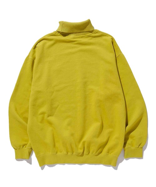 XLARGE（エクストララージ）の「PIGMENT HIGH-NECK SWEAT（スウェット・メンズ・ブラック/グリーン/マスタード・XL/S/M/L）」の7枚目の写真