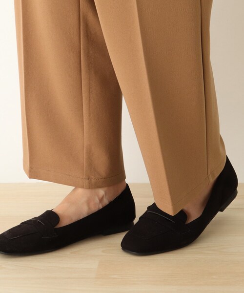 DRESKIP（ドレスキップ）の「◆ニットツイルベルト付きワイドパンツ（その他パンツ・レディース・ブラック/カーキ/キャメル・02/03/04）」の5枚目の写真