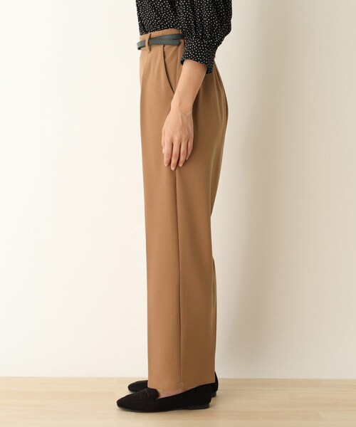 DRESKIP（ドレスキップ）の「◆ニットツイルベルト付きワイドパンツ（その他パンツ・レディース・ブラック/カーキ/キャメル・02/03/04）」の19枚目の写真