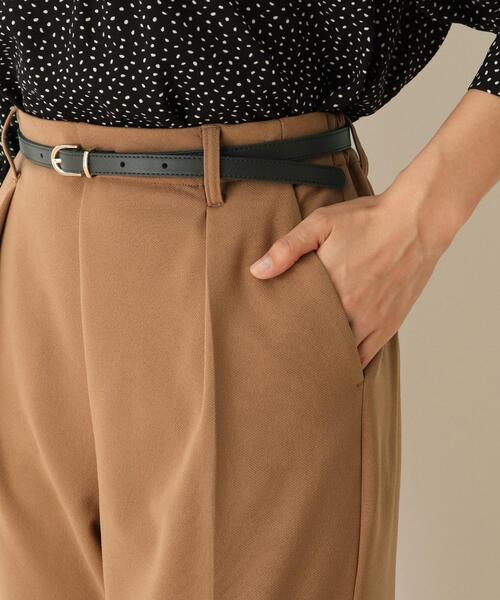 DRESKIP（ドレスキップ）の「◆ニットツイルベルト付きワイドパンツ（その他パンツ・レディース・ブラック/カーキ/キャメル・02/03/04）」の16枚目の写真