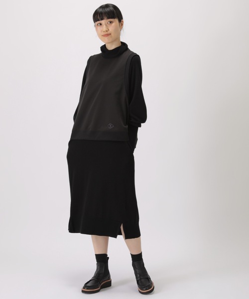 zucca ズッカ ベスト ジレ パデットエアー ブラック M ZUCCa（ズッカ）の「(L)Z_iconインレー/ベスト（ベスト）」 - WEAR