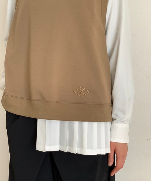 ZUCCa（ズッカ）の「(L)Z_iconインレー/ベスト（ベスト）」 - WEAR