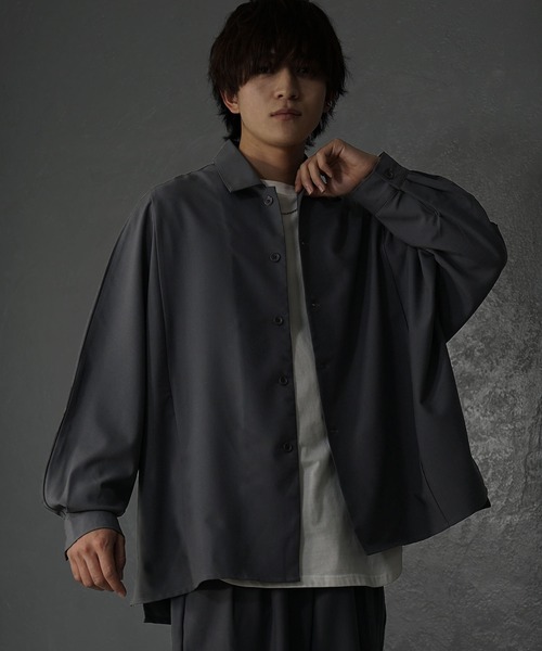 MinoriTY】落ち感ビッグドルマンシャツ オーバーサイズシャツ メンズ