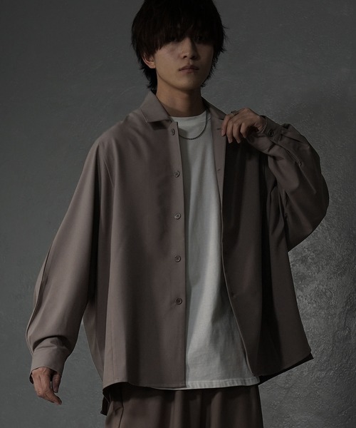 MinoriTY】落ち感ビッグドルマンシャツ オーバーサイズシャツ メンズ