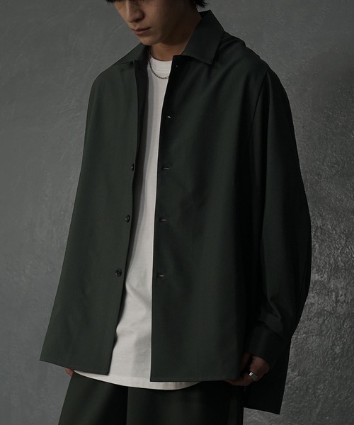 セール】【MinoriTY】落ち感ビッグドルマンシャツ オーバーサイズ