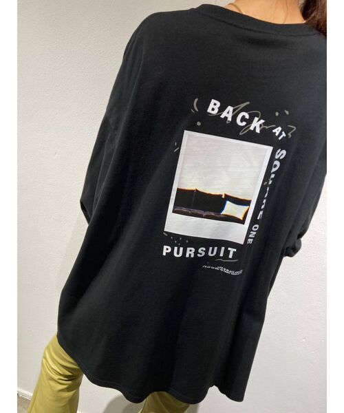 EMODA（エモダ）の「バックアートバルキートップ（Tシャツ/カットソー・レディース・ホワイト/ブラック/パープル・FREE）」の11枚目の写真