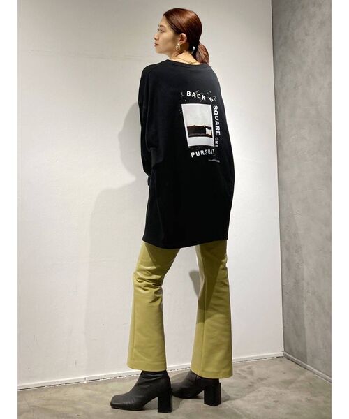 EMODA（エモダ）の「バックアートバルキートップ（Tシャツ/カットソー・レディース・ホワイト/ブラック/パープル・FREE）」の13枚目の写真