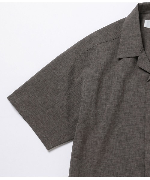 ADAM ET ROPE'(アダムエロペ)の「【アウトレット店舗・WEB限定】リランチェオープンカラーシャツ(シャツ/ブラウス・メンズ・ベージュ系その他2/ブルー系その他6・M)」の7枚目の写真