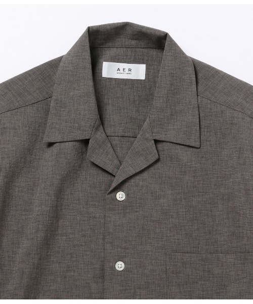 ADAM ET ROPE'(アダムエロペ)の「【アウトレット店舗・WEB限定】リランチェオープンカラーシャツ(シャツ/ブラウス・メンズ・ベージュ系その他2/ブルー系その他6・M)」の8枚目の写真