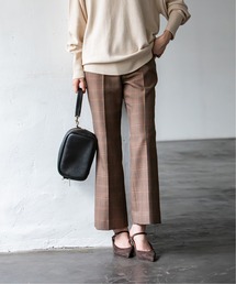 Noble | 《追加》チェッククロップドストレートパンツ2◆(その他パンツ)