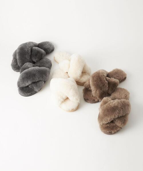 EMU Australia（エミューオーストラリア）の「＜EMU（エミュ）＞ Mayberry ムートン サンダル（サンダル・レディース・モカ/グレー/ナチュラル・24cm）」の16枚目の写真