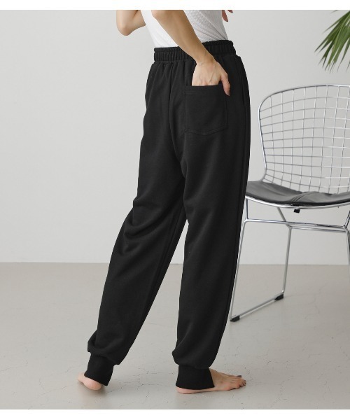 AZUL by moussy(アズールバイマウジー)の「T/H SWEAT PANTS/ T/Hスウェットパンツ(スウェットパンツ・レディース・ブラック/杢グレー/ライトベージュ・FREE)」の8枚目の写真