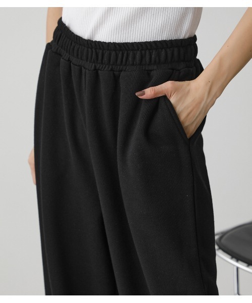 AZUL by moussy(アズールバイマウジー)の「T/H SWEAT PANTS/ T/Hスウェットパンツ(スウェットパンツ・レディース・ブラック/杢グレー/ライトベージュ・FREE)」の12枚目の写真