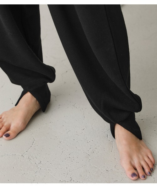AZUL by moussy(アズールバイマウジー)の「T/H SWEAT PANTS/ T/Hスウェットパンツ(スウェットパンツ・レディース・ブラック/杢グレー/ライトベージュ・FREE)」の14枚目の写真