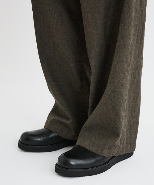 WELLDER（ウェルダー）の「Wide Trousers（スラックス・メンズ・ブラウン/ダークグレー・3/4）」の12枚目の写真