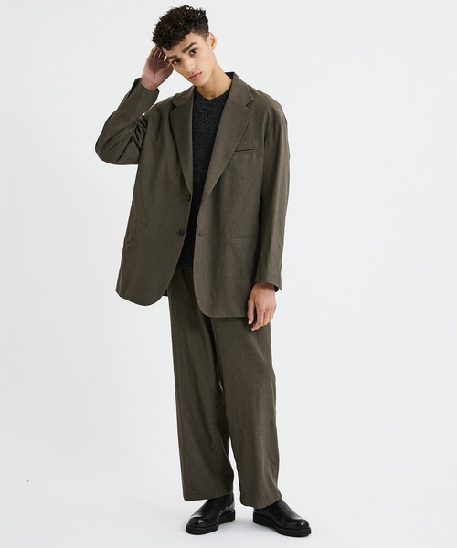 WELLDER（ウェルダー）の「Wide Trousers（スラックス・メンズ・ブラウン/ダークグレー・3/4）」の9枚目の写真