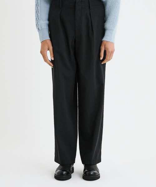 WELLDER（ウェルダー）の「Wide Trousers（スラックス・メンズ・ブラウン/ダークグレー・3/4）」の7枚目の写真