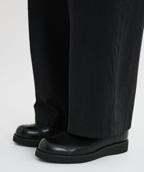 WELLDER（ウェルダー）の「Wide Trousers（スラックス・メンズ・ブラウン/ダークグレー・3/4）」の8枚目の写真