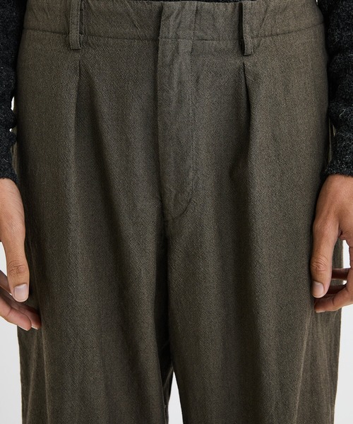 WELLDER（ウェルダー）の「Wide Trousers（スラックス・メンズ・ブラウン/ダークグレー・3/4）」の10枚目の写真