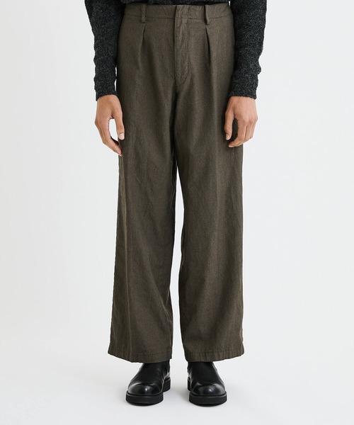 WELLDER（ウェルダー）の「Wide Trousers（スラックス・メンズ・ブラウン/ダークグレー・3/4）」の11枚目の写真