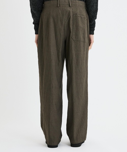 WELLDER（ウェルダー）の「Wide Trousers（スラックス・メンズ・ブラウン/ダークグレー・3/4）」の5枚目の写真