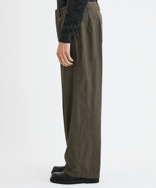 WELLDER（ウェルダー）の「Wide Trousers（スラックス・メンズ・ブラウン/ダークグレー・3/4）」の20枚目の写真