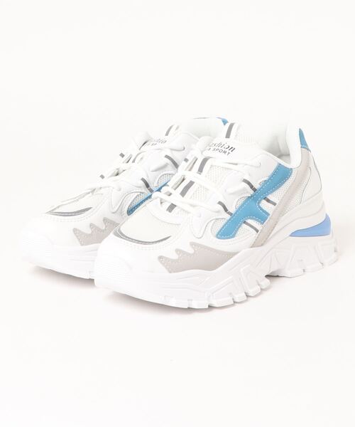 STYLEBLOCK（スタイルブロック）の「リフレクターダッドスニーカー（スニーカー・レディース・オレンジ/ブルー・38/39/37/40/35/36）」の3枚目の写真