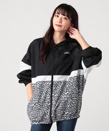 CECIL McBEE | レオパード切替トラックジャケット(マウンテンパーカー)